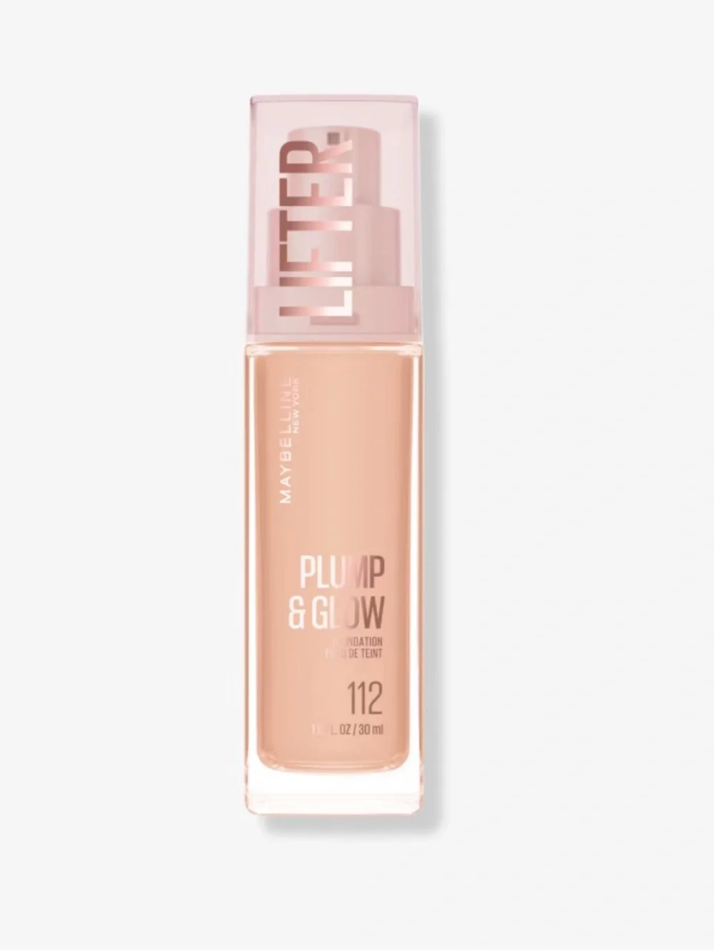 Maybelline Lifter Plump & Glow Foundation Hyaluronic Acid 112